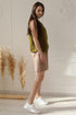 Image 3 of Loose linen blouse and sleeveless & relaxed fit Kathy from Baltic Linen
